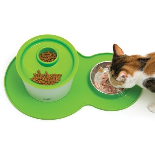 CATIT ALFOMBRA PROTECTORA C/PLATO VERDE3