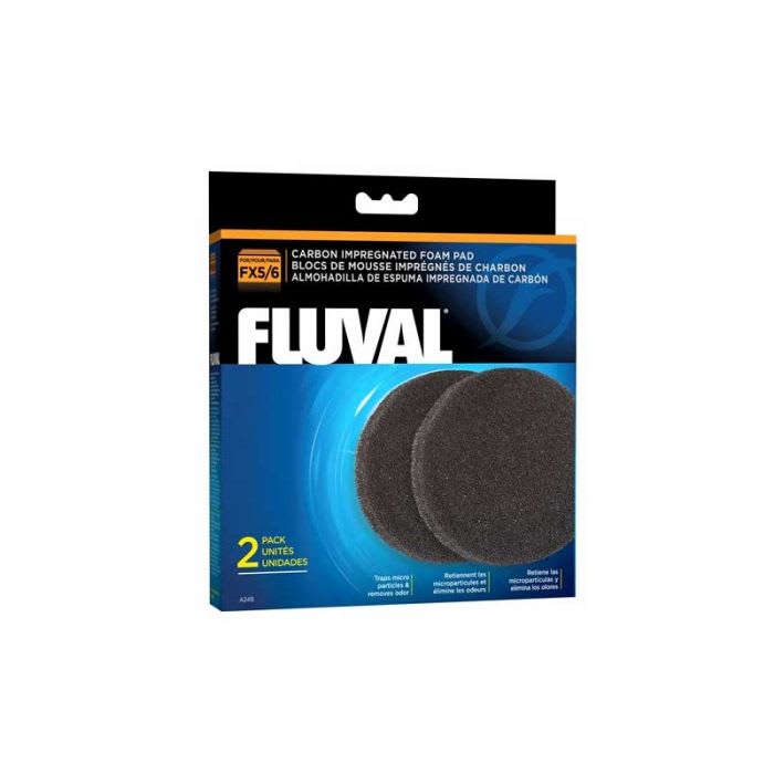 FLUVAL REPUESTO FOAM CARBON FX4/FX5/FX6 2PK1