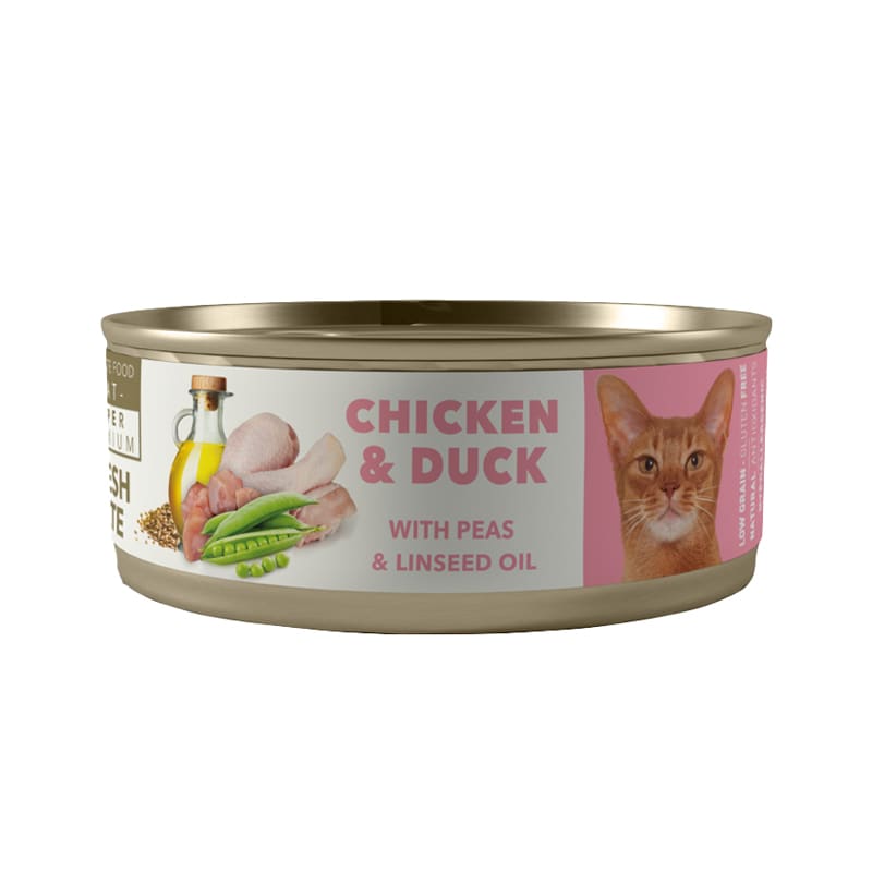 AMITY CHICKEN AND DUCK ADULT CAT WET FOOD 80 GR1