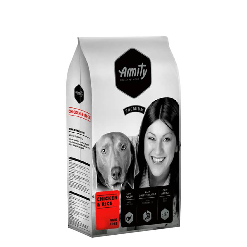 AMITY PREMIUM PERRO ADULTO POLLO & ARROZ 15 KG1