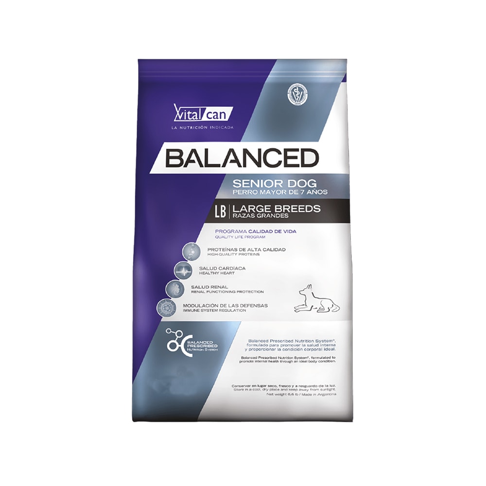 Balanced Perro Senior Raza Grande 15Kg1