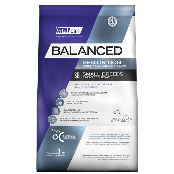 Balanced Perro Senior Raza Pequeña 3Kg1