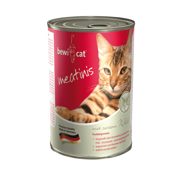 BEWICAT LATAS MEATINIS RICO EN VENADO 400 GR1