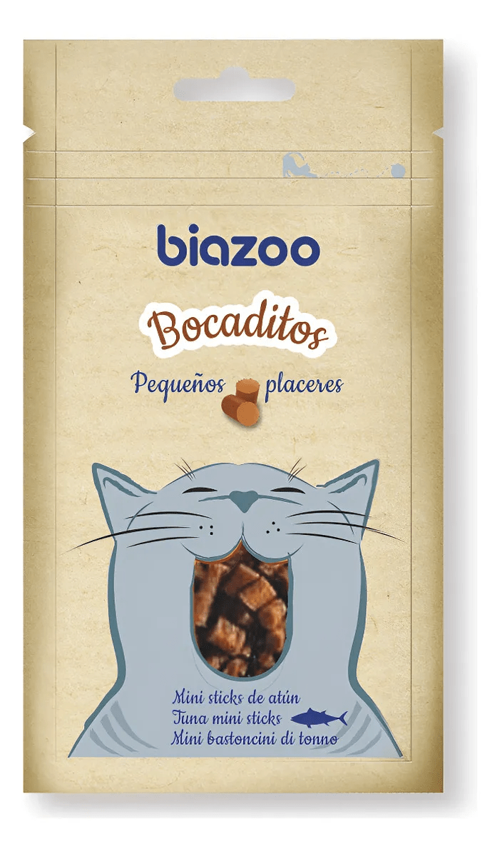 BIAZOO GATO BOCADITOS ATUN 50 GR1
