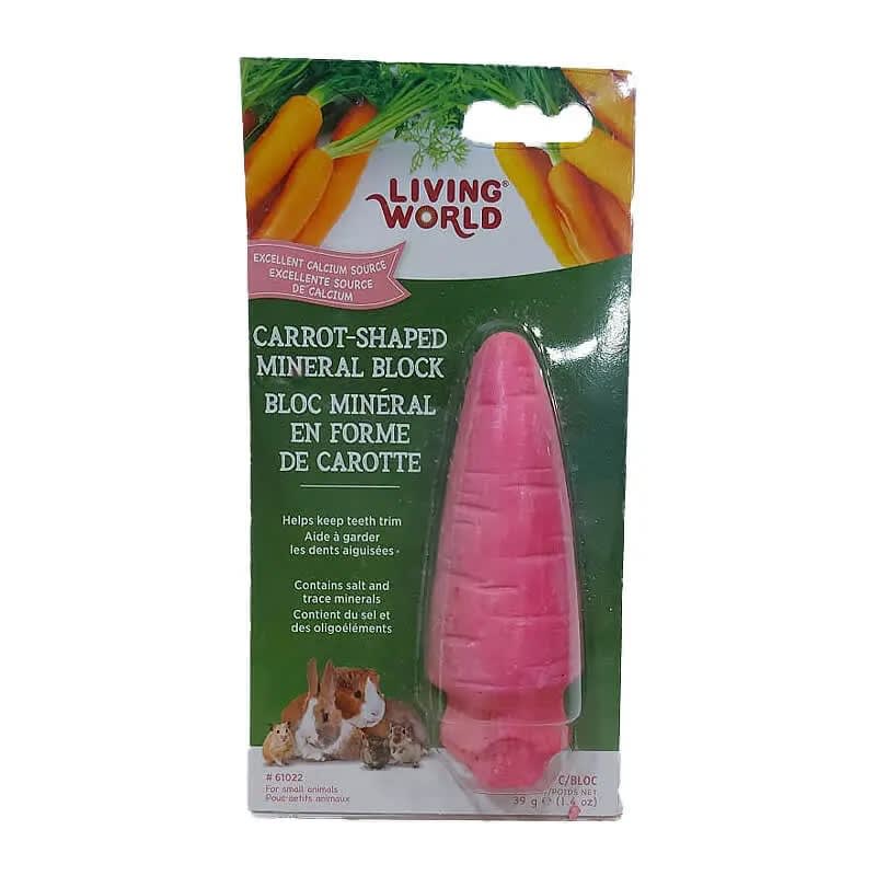 LIVING WORLD BLOQUE MINERA ZANAHORIA 39GR1