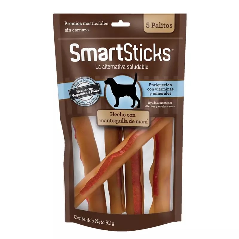 SMARTSTICKS PEANUT BUTTER 5PK1