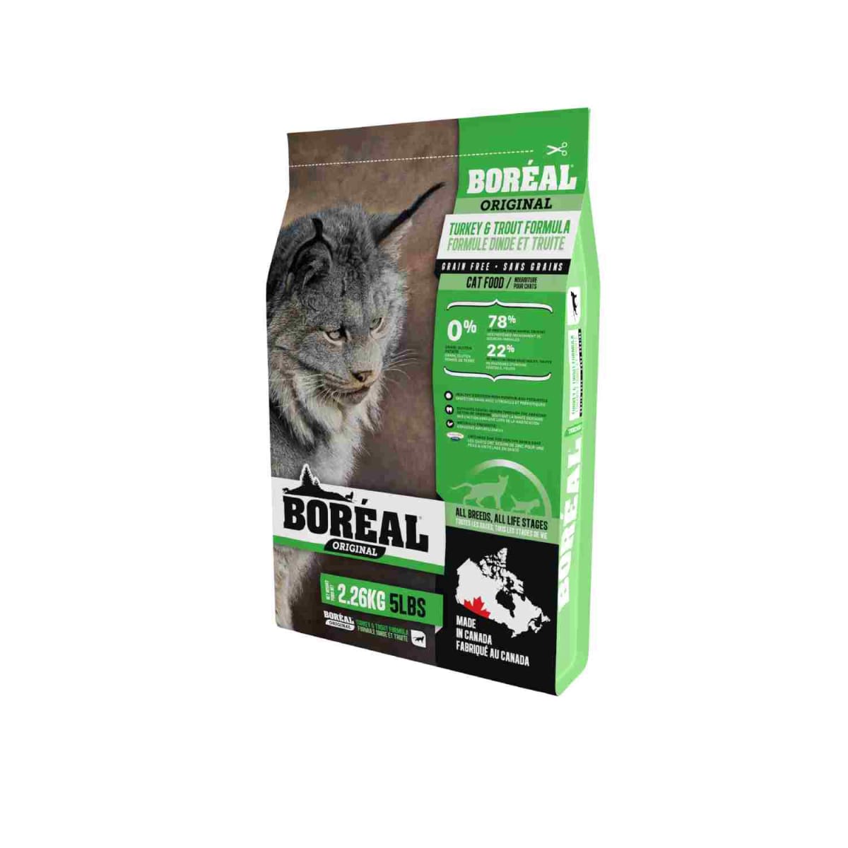 BOREAL ORIGINAL GATO TURKEY & TROUT (PAVO y TRUCHA) 2.26KG1