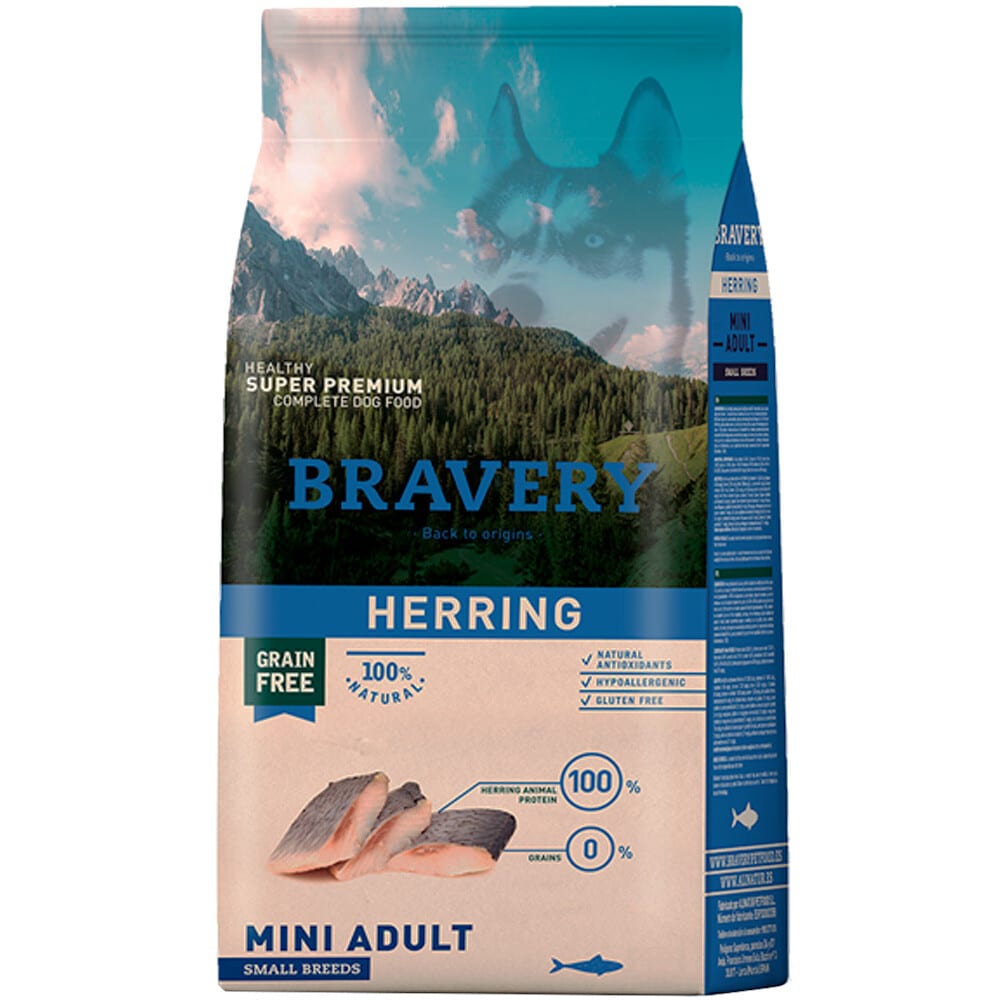 Bravery Perro Mini Adulto Herring 2kg1