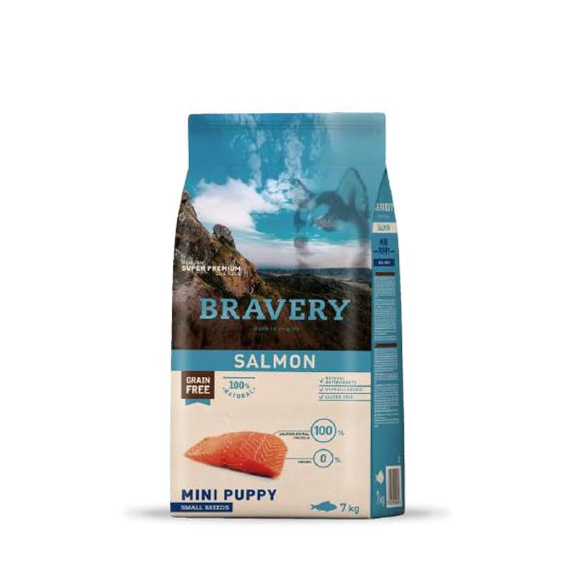 Bravery Salmon Mini Puppy Small Breeds 7 Kg1