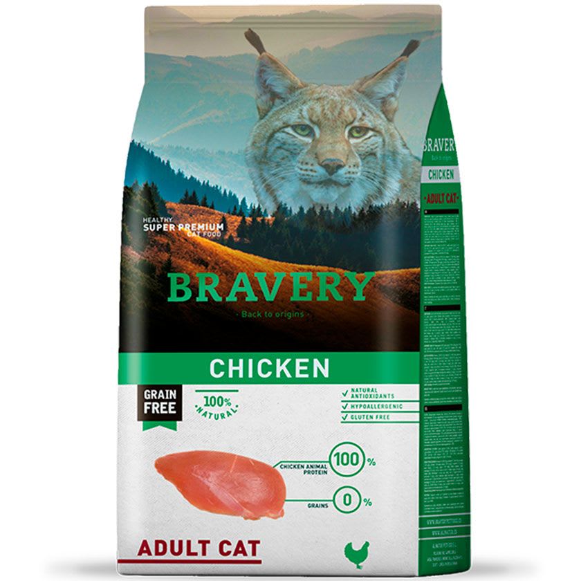 BRAVERY CHICKEN ADULT CAT 2 KG1