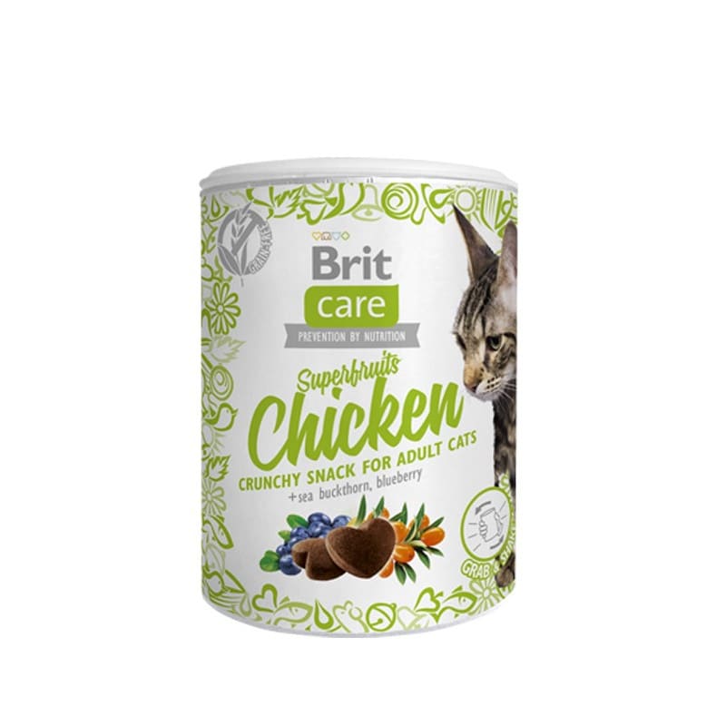 Brit Care Cat Snack Superfruits Chicken 100 Gr1