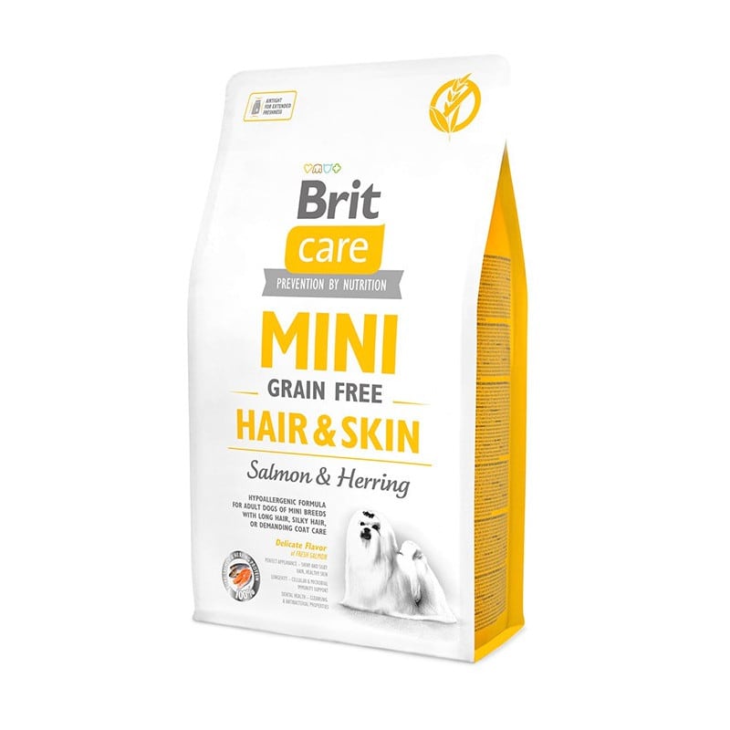 Brit Care Mini Gf Hair & Skin 7 Kg1