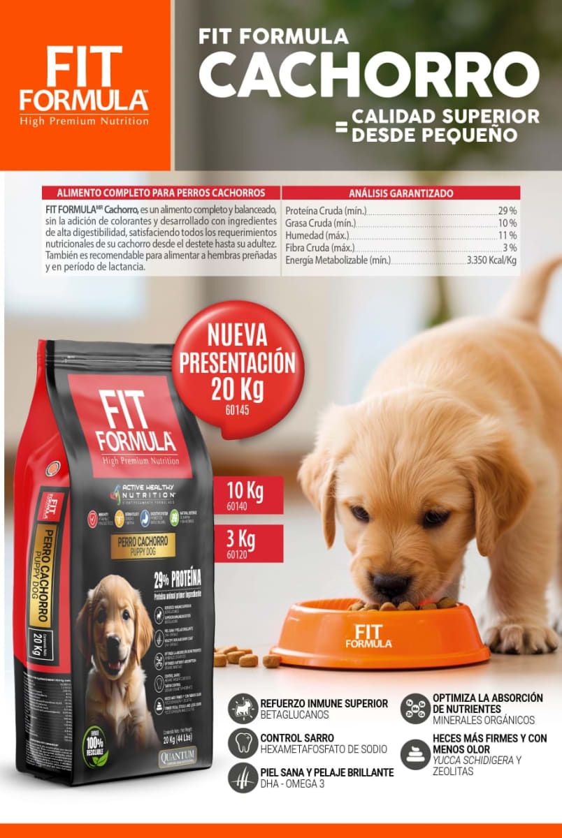 FIT FORMULA CACHORRO 20 KG2