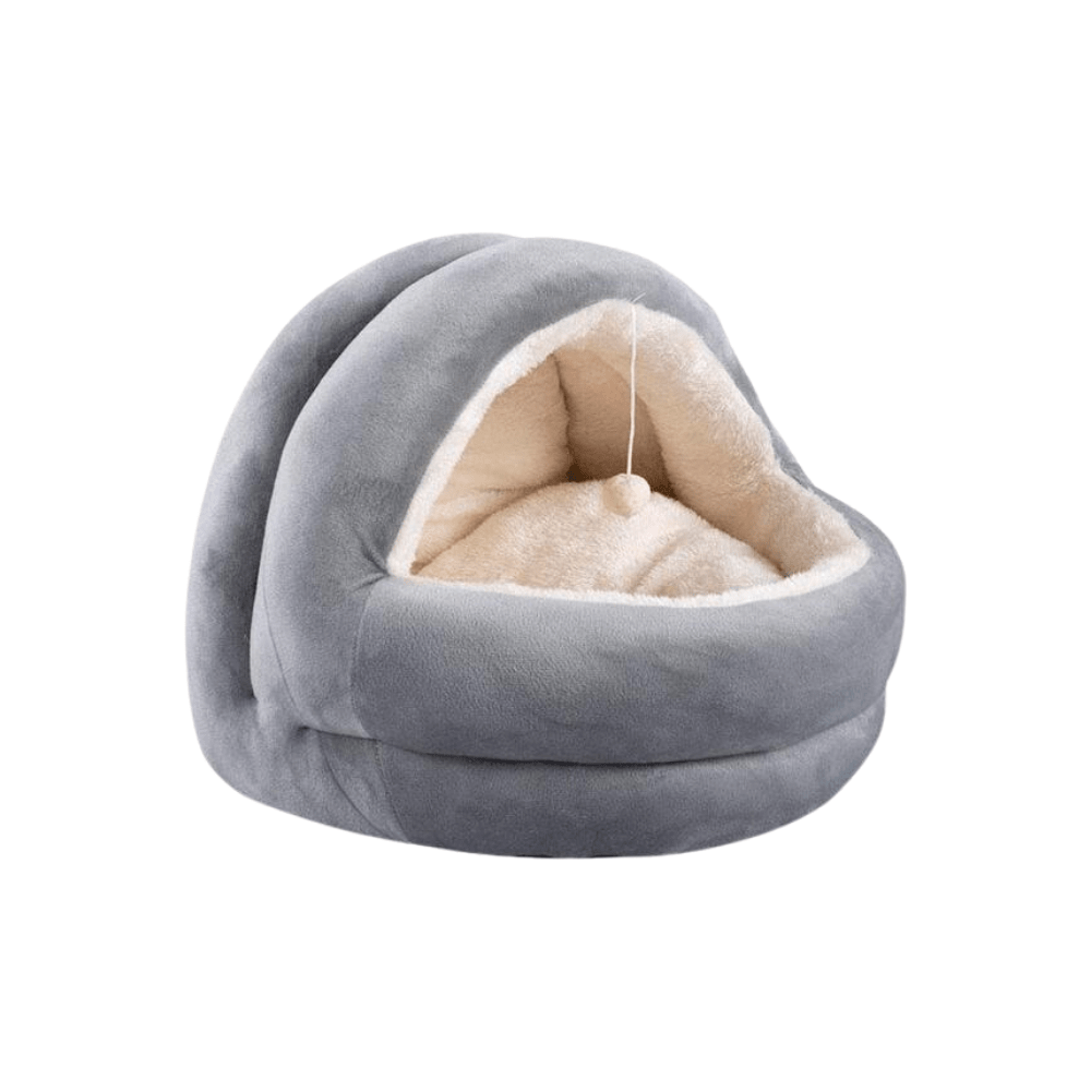 PAWISE CAMA GATO IGLOO GRIS1