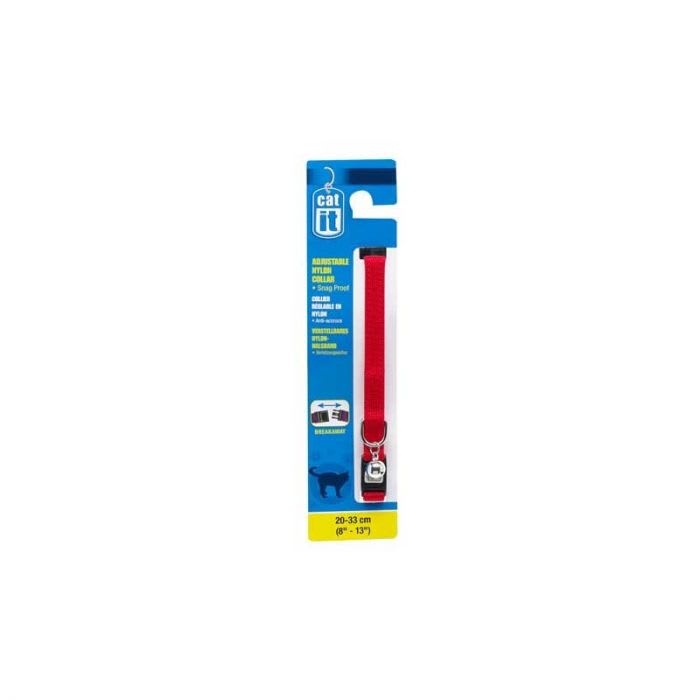 CATIT COLLAR BREAKAWAY ROJO1
