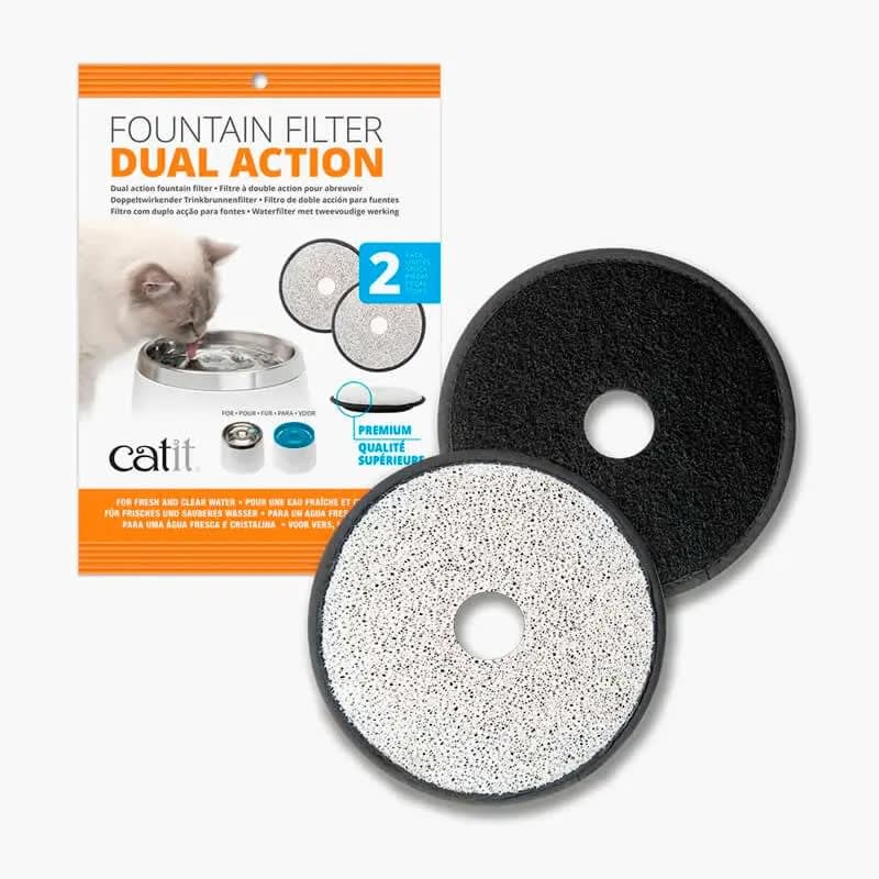 CATIT FILTRO FUENTE ACERO INOX 2 UNID1