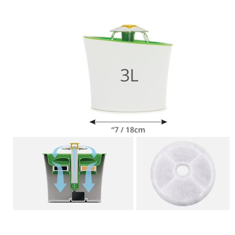 FUENTE BEBEDERA CATIT FLOR 3 LT2