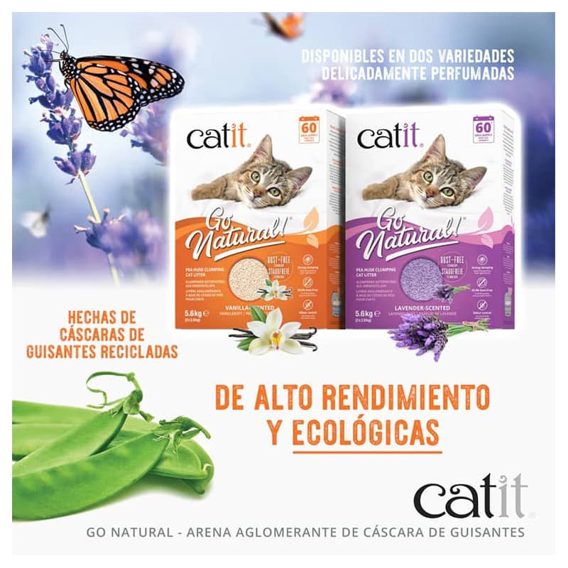 ARENA CATIT NATURAL GO VAINILLA 5.6 KG6