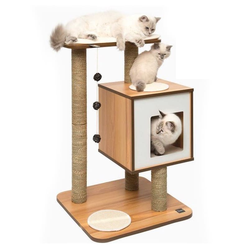 CATIT VESPER CAT FURNITURE V BASE NOGAL1