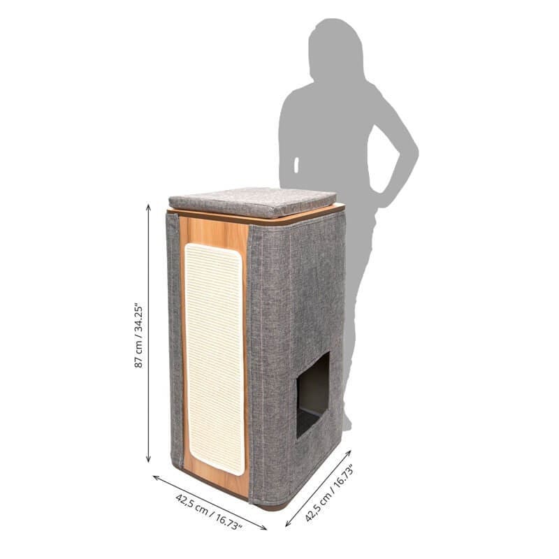 CATIT VESPER V-CUBO TOWER STONE4