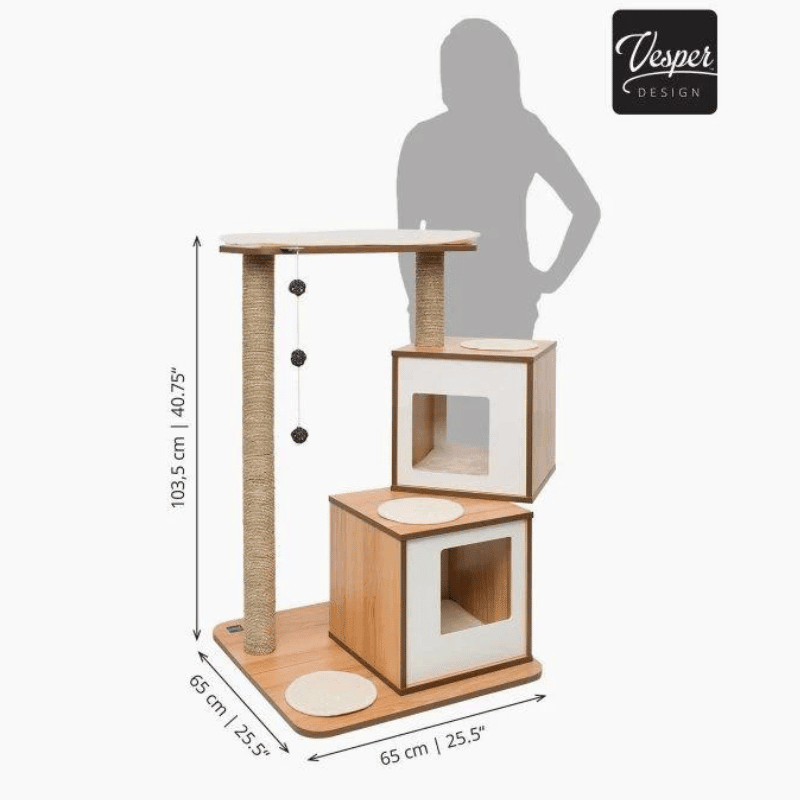 CATIT VESPER FURNITURE V DOUBLE NOGAL1