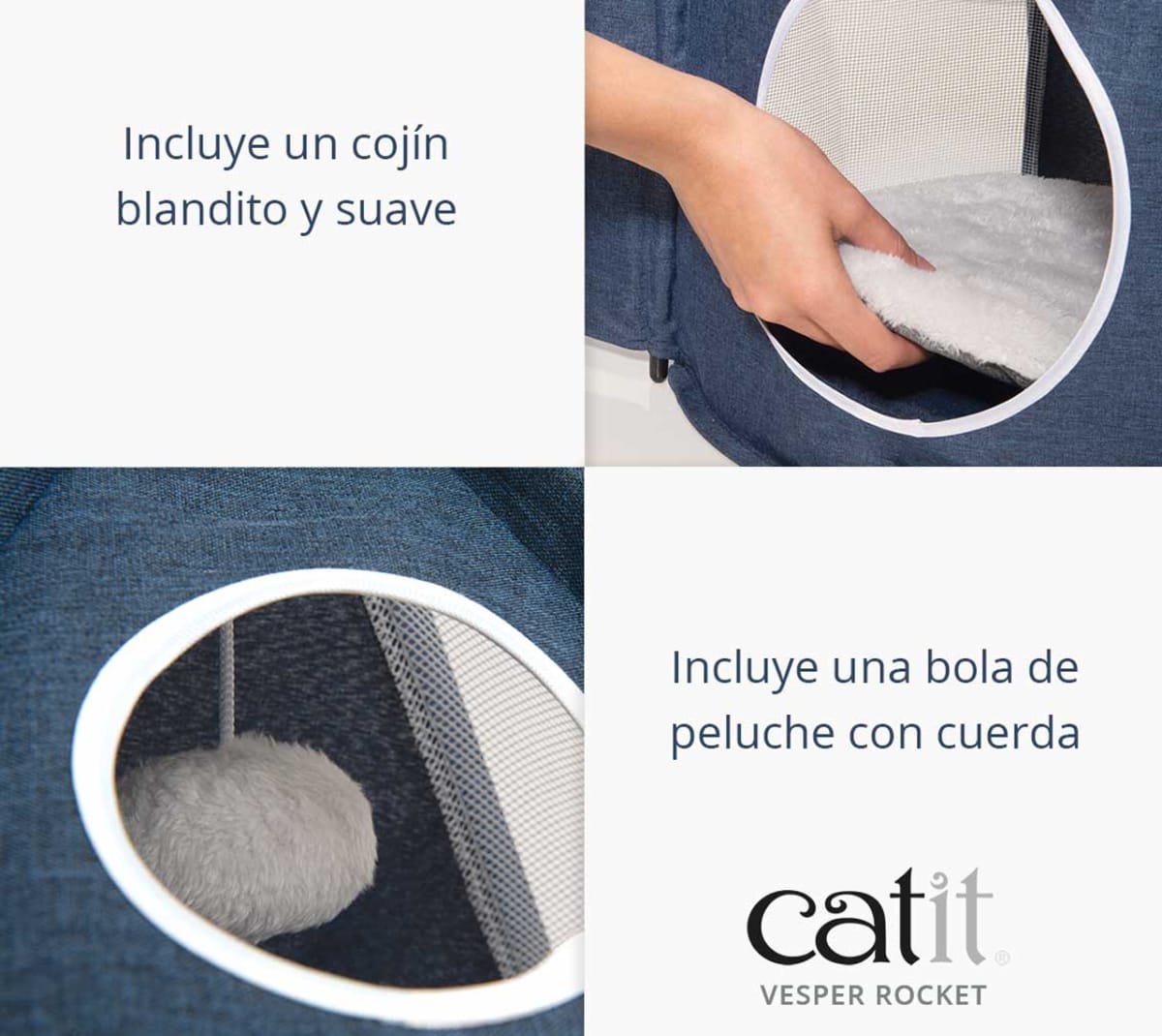 CATIT VESPER ROCKET GRIS3