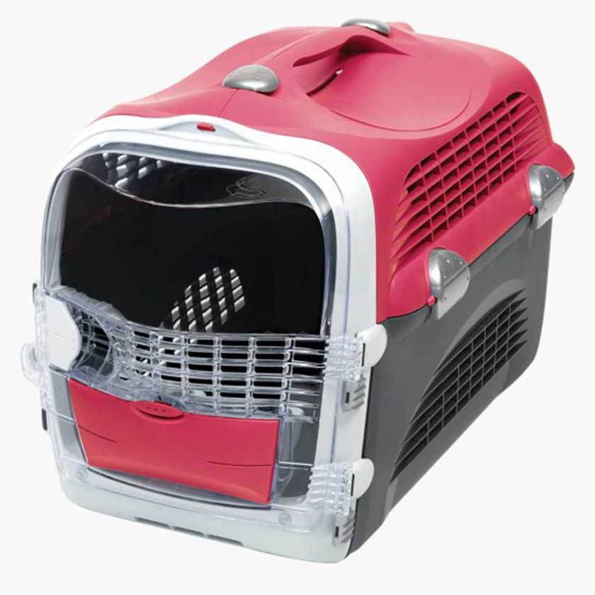 CATIT CABRIO TRANPORTADORA CEREZA1