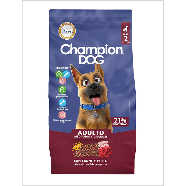 CHAMPION DOG ADULTO CARNE 18 KG1