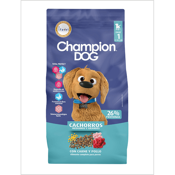 CHAMPION DOG CACHORRO 18 KG1