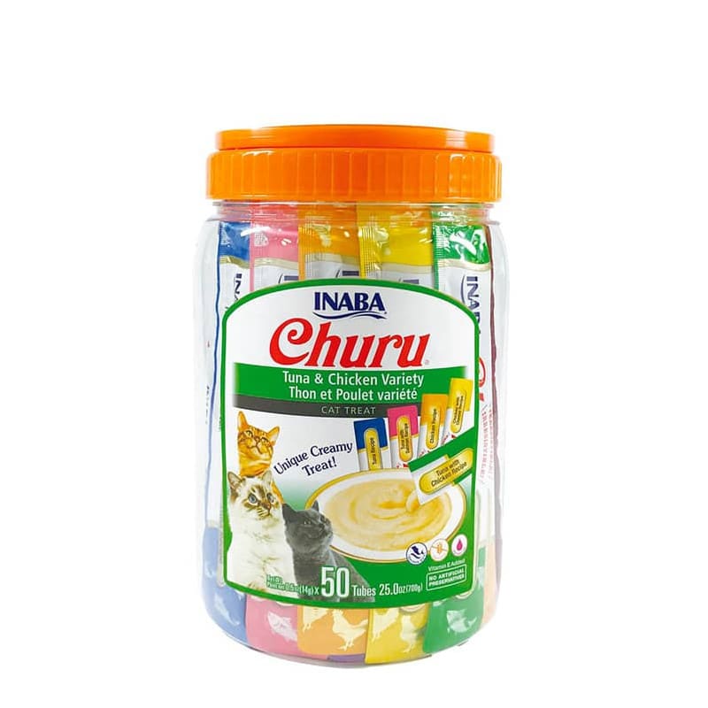 CHURU VARIEDADES ATUN / POLLO 50 TUBES, 700 GR1