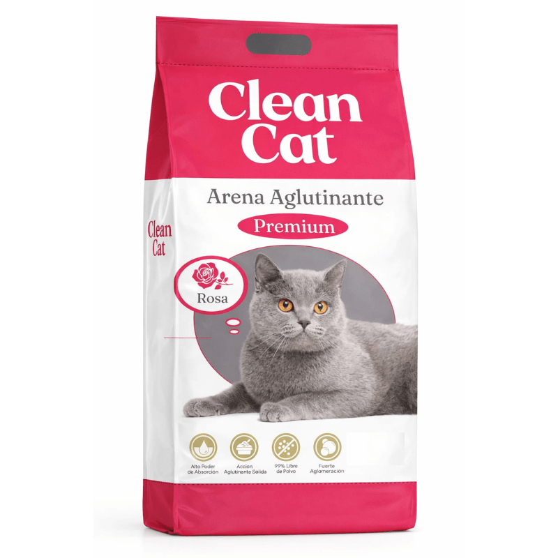ARENA CLEAN CAT ROSAS 24 KG1