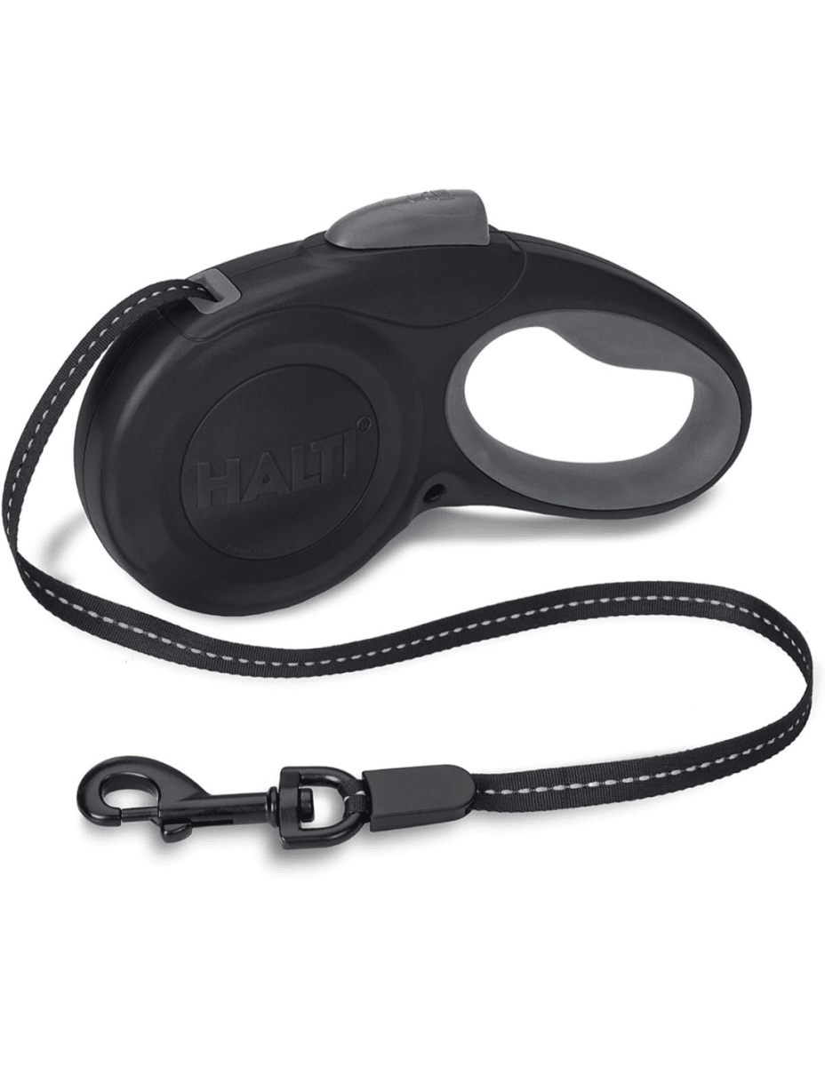 Coa Halti Retractable Lead L, 5 M/Hasta 49 Kg, Negro1