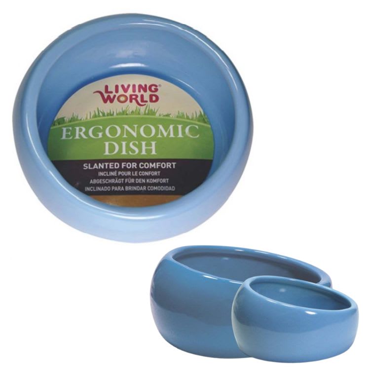 LIVING WORLD PLATO ERGONÓMICO AZUL L1