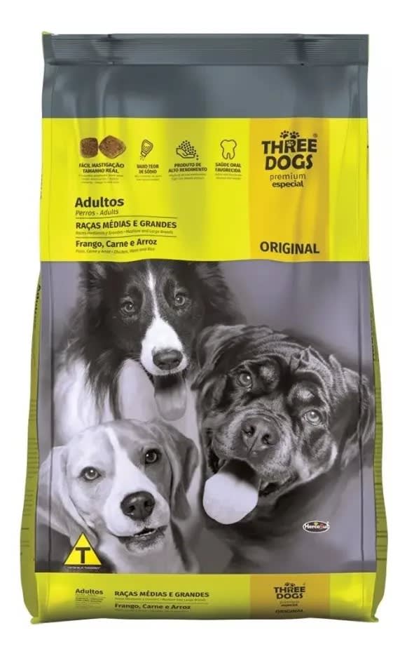THREE DOGS ORIGINAL RAZAS MEDIANAS - GRANDES 20 KG1