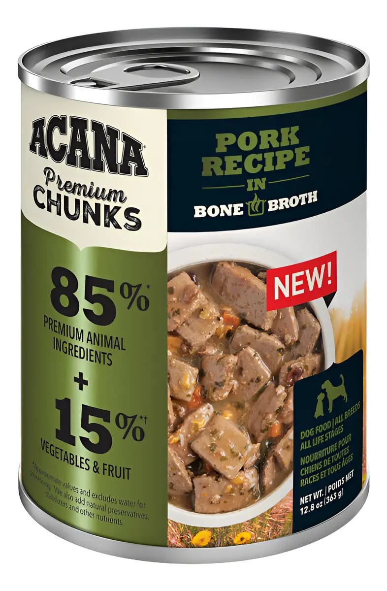 ACANA LATA PARA PERROS PORK IN BONE BROTH 360 GR2