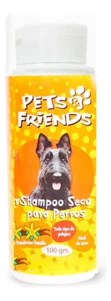 Shampoo Seco Para Perros 100grs Pets&friends Fragancia Vainilla1