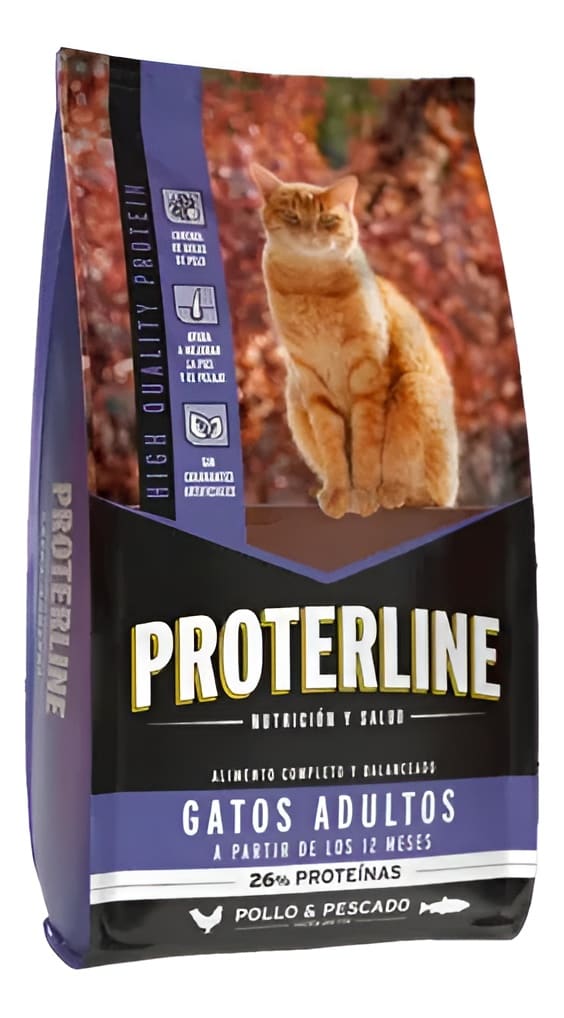 PROTERLINE GATOS ADULTOS POLLO Y PESCADO 10KG1