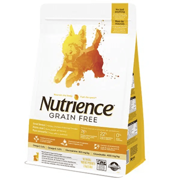 NUTRIENCE GR.FREE DOG PAV/POLL/ARE SMALLBITE 5KG1