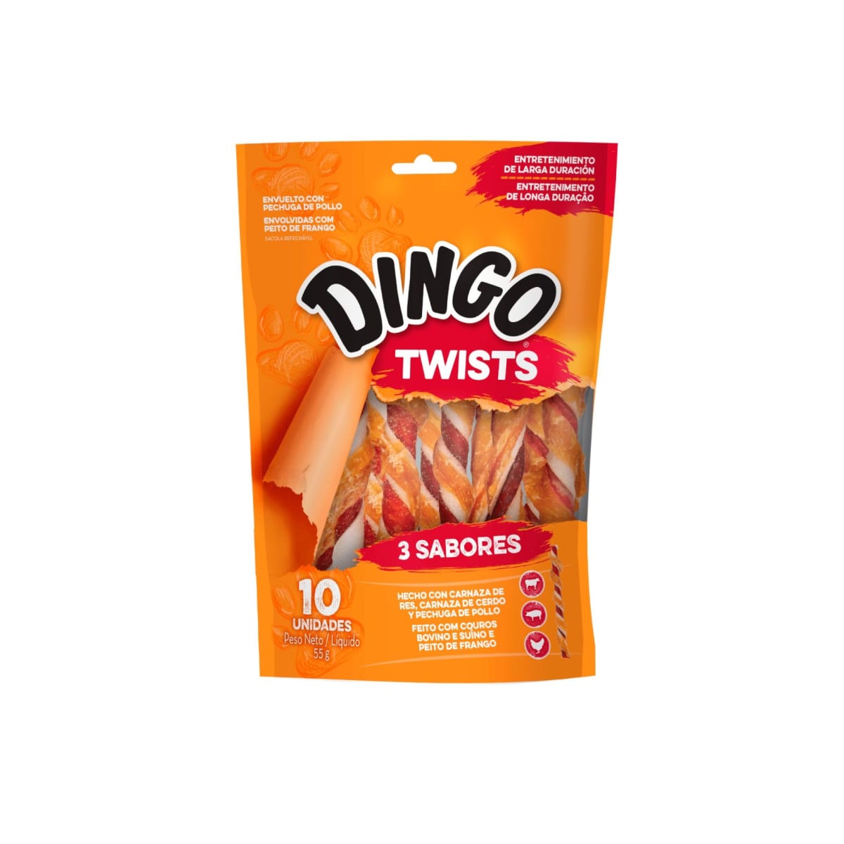 DINGO TRIPLE FLAVOR TWIST 5 PK1