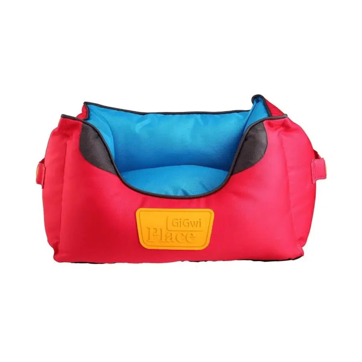 Cama GIGWI M Azul/Rojo Cuadrada1