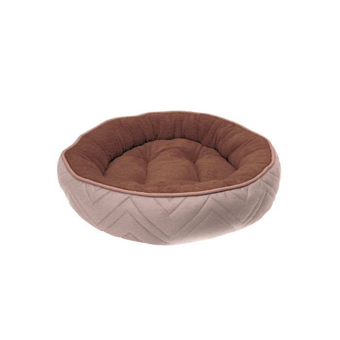 DOGIT DREAMWELL CAMA REDONDA BEIGE/CAFE 56CM1