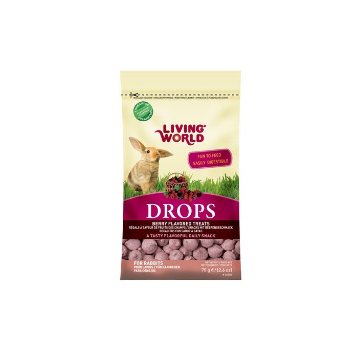 LIVING WORLD DROPS CONEJO ZANAHORIA 75 GR1