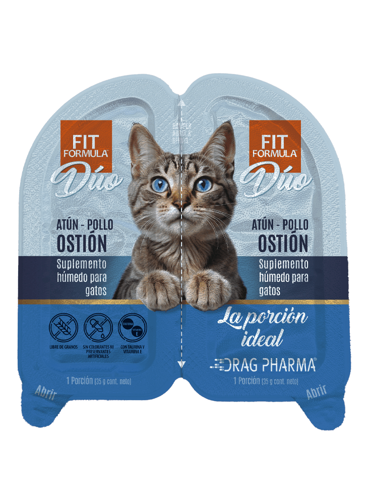 FIT SNACK DUO PARA GATOS POLLO OSTION 35 GR1