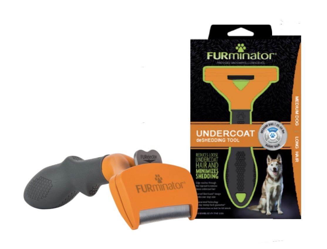 FURminator LONG HAIR deShedding Tools FOR DOG, SM1
