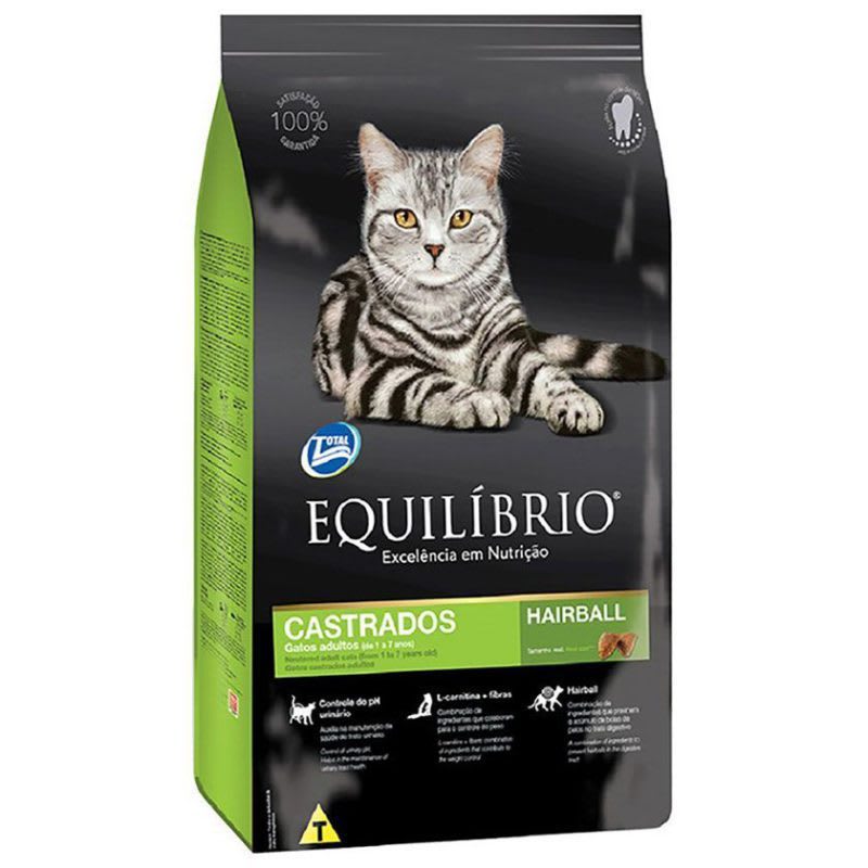 F EQUILIBRIO GATO ADULTO CASTRADO 1-7 ANOS 7,5 KG1