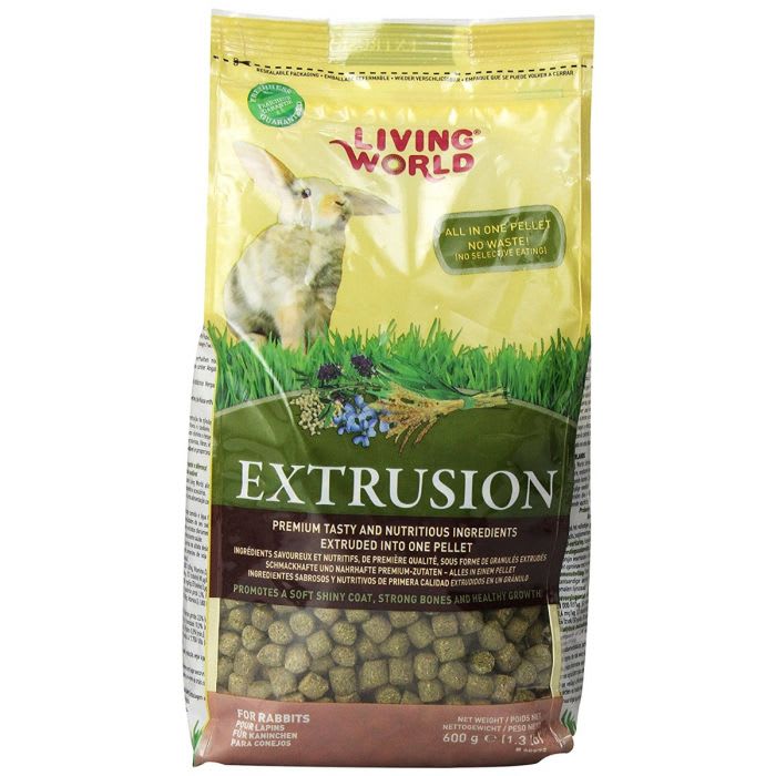 LIVING WORLD ALIMENTO EXTRUIDO CONEJO 600 GR1