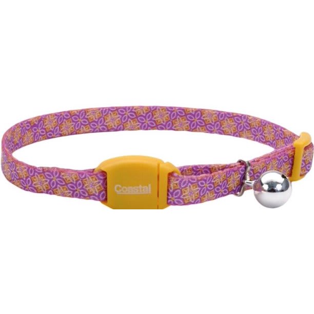 COASTAL MAGNETIC COLLAR PURPLE YELOW1