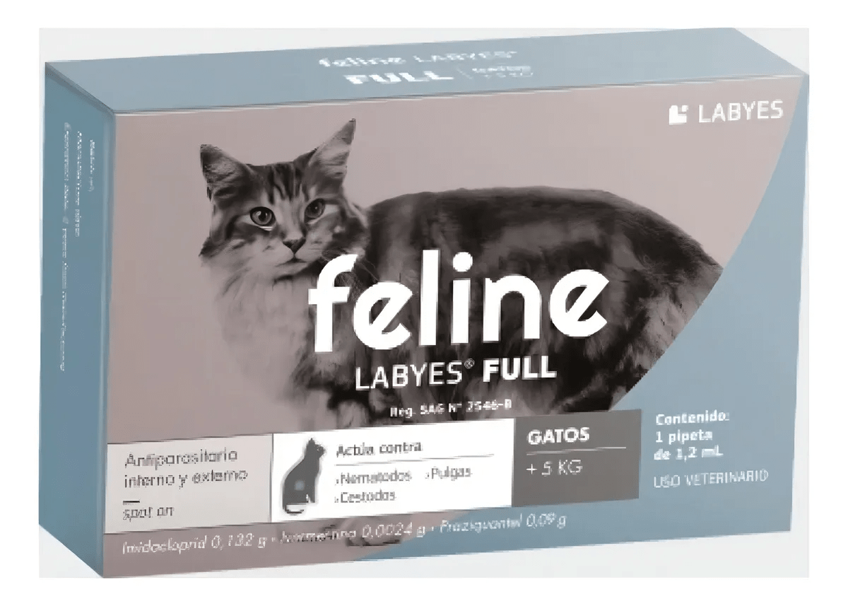 PIPETA FELINE LABYES PARA GATOS + 5 KG5