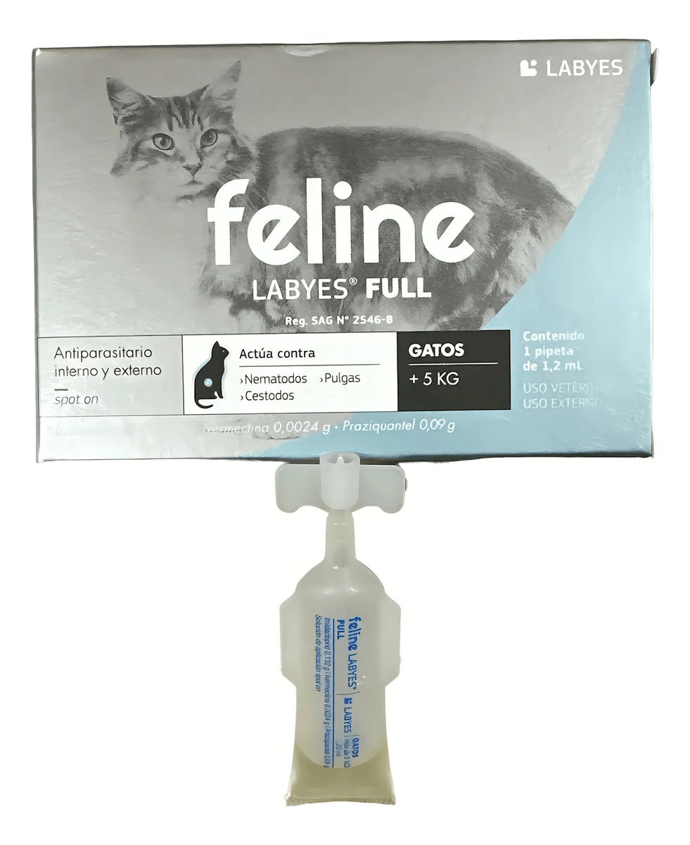 PIPETA FELINE LABYES PARA GATOS + 5 KG2