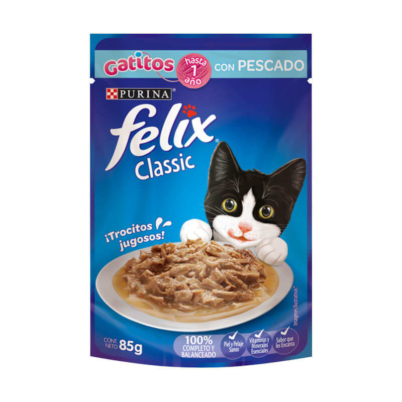 FELIX CLASSIC GATITO PESCADO 85 GR1